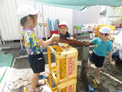 砂場9月もり