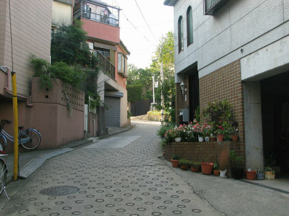 北区の坂道 鳳生寺坂の写真