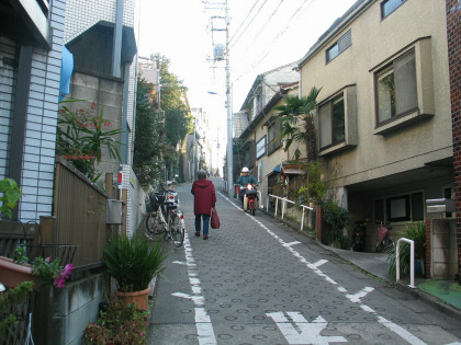 北区の坂道 弁天坂の写真