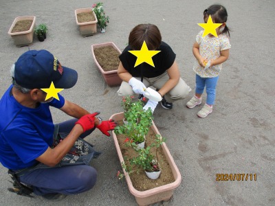 豊島花植え